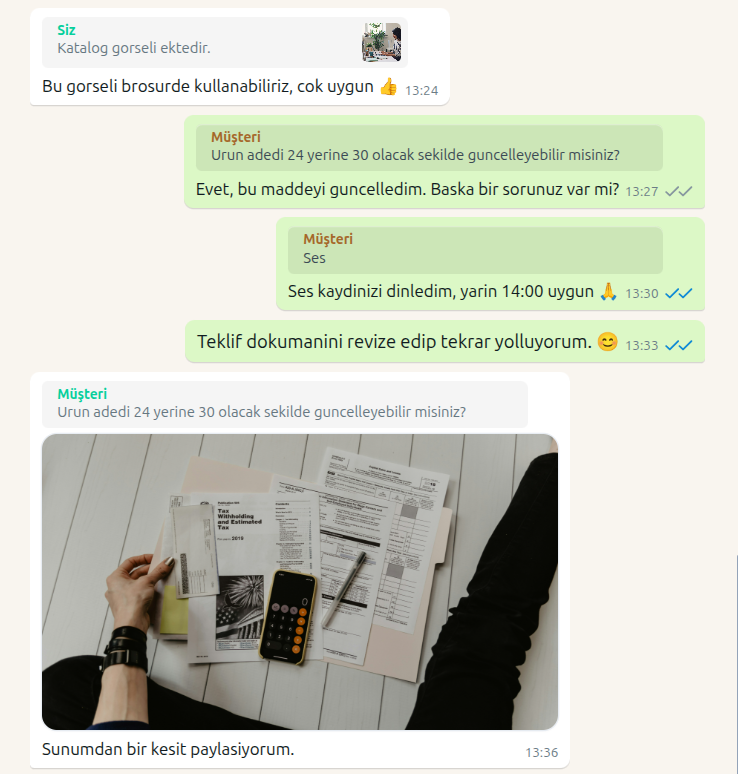 Alıntılı yanıt