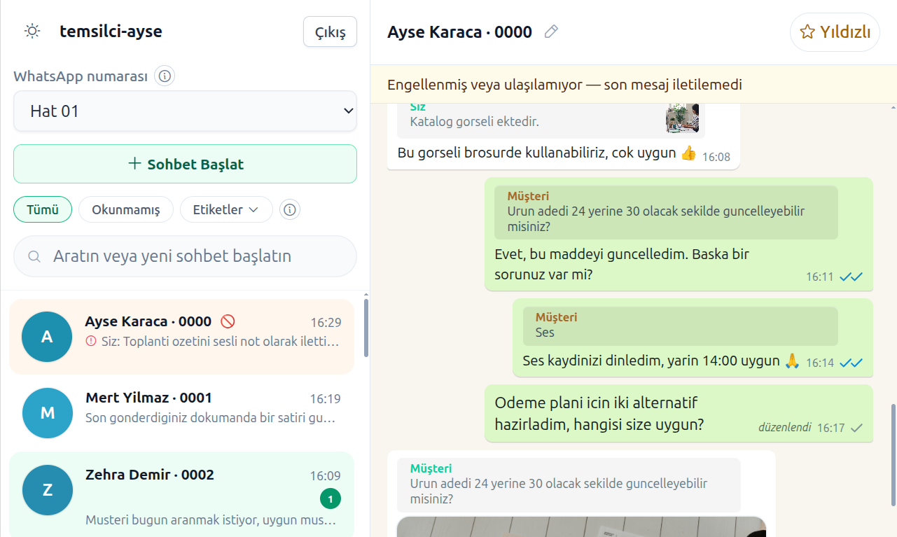 Engelleme uyarısı